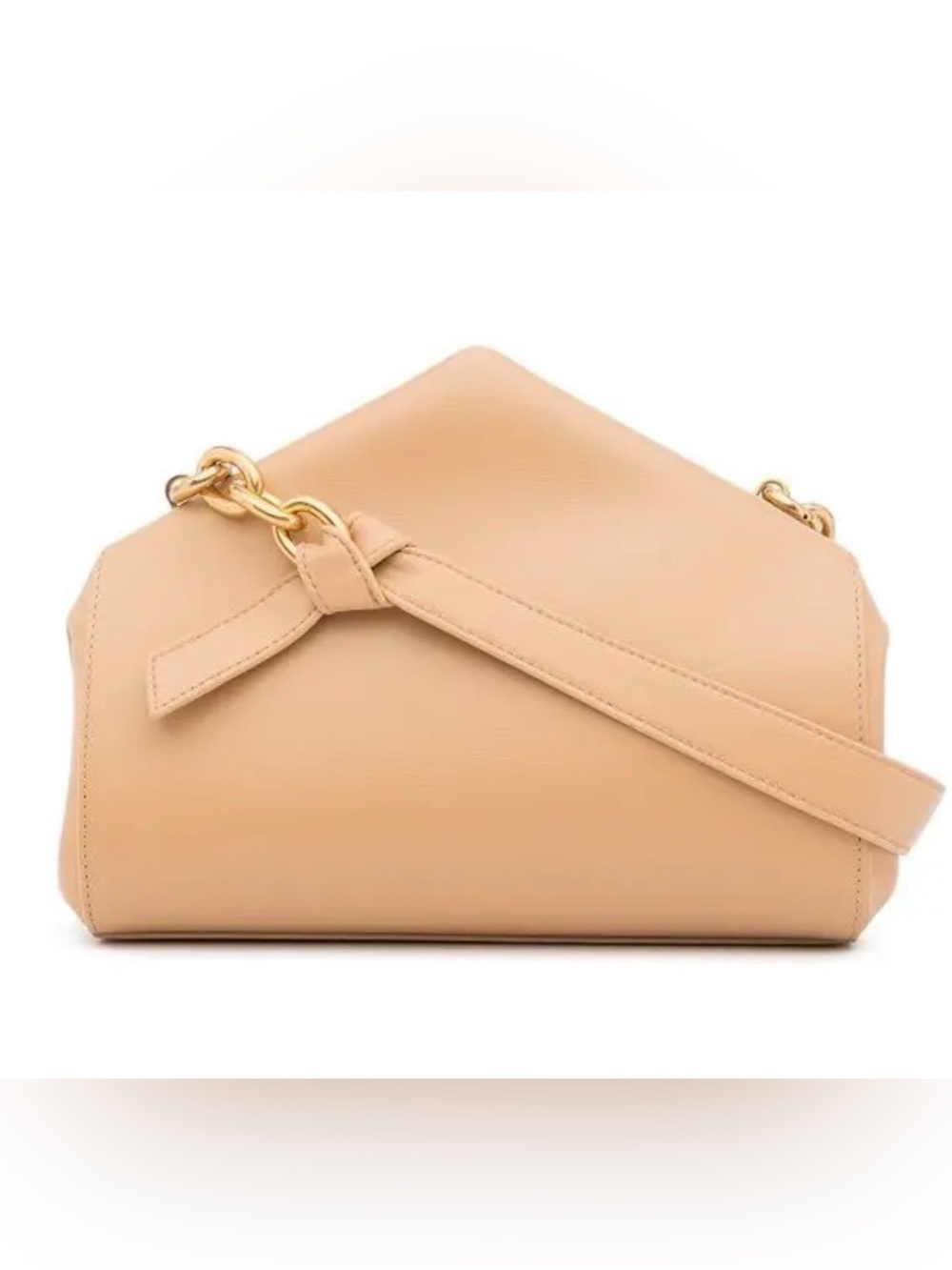 Bottega Veneta Beige Tip Top Handle Leather Bag - Picture 2 of 11